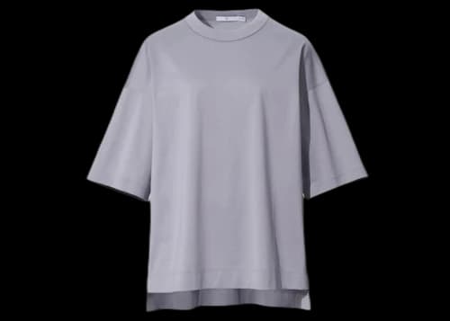 Uniqlo x Jil Sander Womens Oversized Half Sleeve T-shirt Grey
