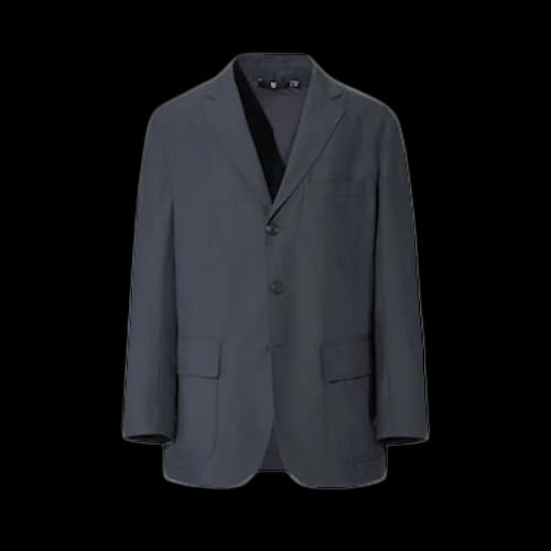 Uniqlo x Jil Sander Wool Blend Oversized Jacket Grey