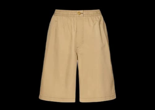Uniqlo x MARNI Wide Fit Boxy Shorts Beige