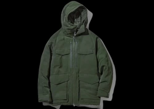 Uniqlo x White Mountaineering Hybrid Down Oversized Parka (Asia Sizing) Dark Green