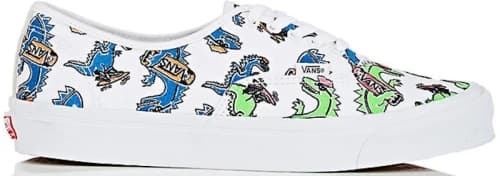 Vans Authentic Barneys Vanosaur White