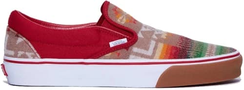Vans Classic Slip-On All Nations Skate Jam Burgundy