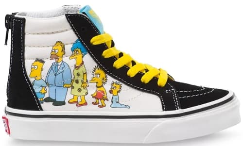 Vans Sk8-Hi Zip The Simpsons Family Portrait (PS)