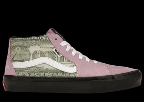 Vans Skate Grosso Mid Supreme Dollar Pink