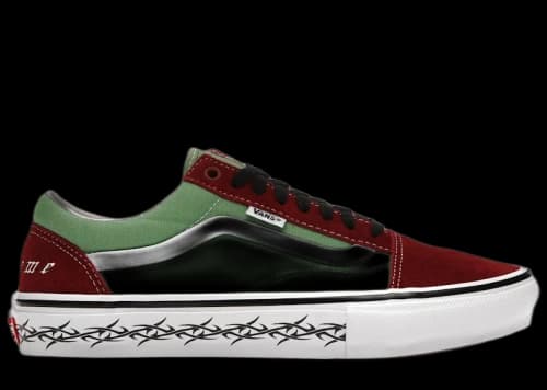 Vans Skate Old Skool Supreme Tribal Barbed Wire Green