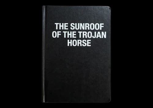 Virgil Abloh Brooklyn Museum Trojan Horse Notebook Black