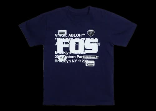 Virgil Abloh Brooklyn Museum Youth FOS Abloh BKM T-shirt Black