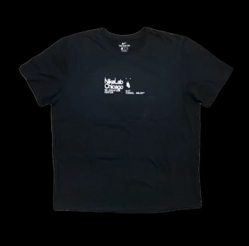 Virgil Abloh Nike Chicago Tee Black