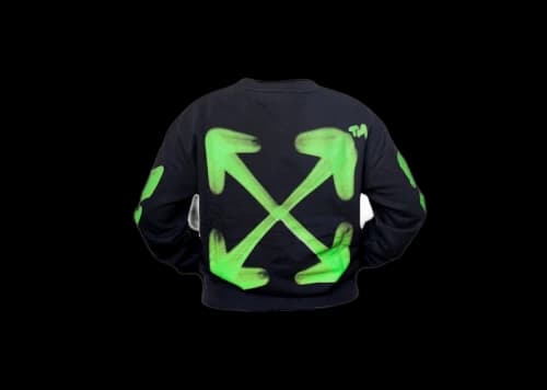 Virgil Abloh Off-White ICA Vintage Arrow Slim Sweatshirt Black