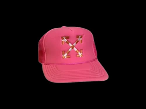 Virgil Abloh x MCA Figures of Speech Arrows Trucker Hat Pink