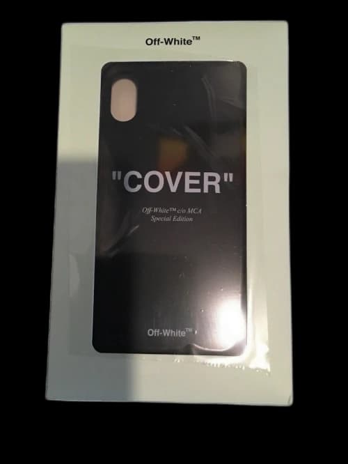 Virgil Abloh x MCA Figures of Speech iPhone X Case Black
