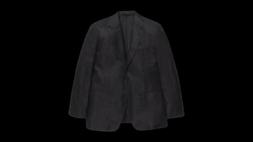 Wacko Maria Dormeuil Glitter Single Breasted Jacket Black