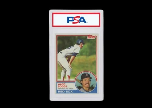 Wade Boggs 1983 Topps Rookie #498 (PSA or BGS Graded)