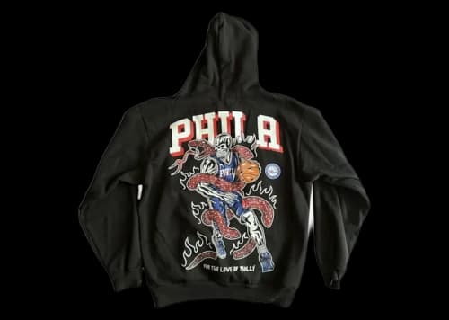 Warren Lotas Philadelphia 76ers 2.0 Hooded Sweatshirt Black