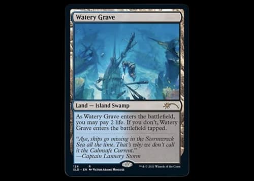 Watery Grave Magic: The Gathering TCG Secret Lair Drop Series Rare #124 (Ungraded)