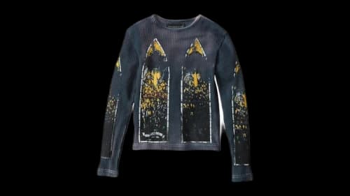 Who Decides War Faded Glass Thermal Long-Sleeve Blue/Multicolor