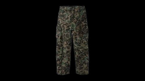 Who Decides War Micro Distressed Cargo Pant Green/Multicolor