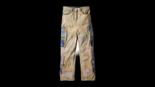 Who Decides War Women's Multicolor Side-Embroidery Denim Multicolor