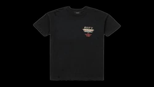 Willy Chavarria Willy's Autobody Destroyed Easy Tee Black