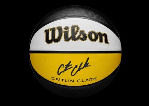 Wilson Caitlin Clark Inspired Basketball Black/Yellow