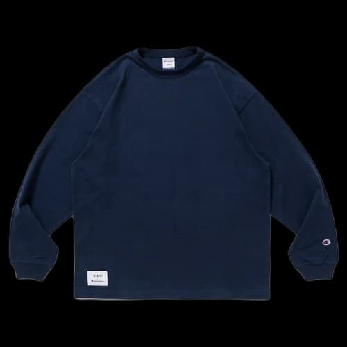 WTAPS x Champion Long Sleeve T-shirt Navy