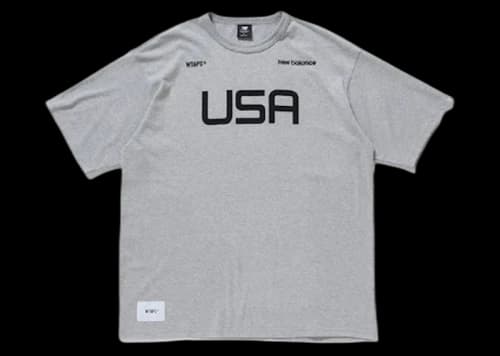 WTAPS x New Balance Academy S/S T-shirt Heather Grey