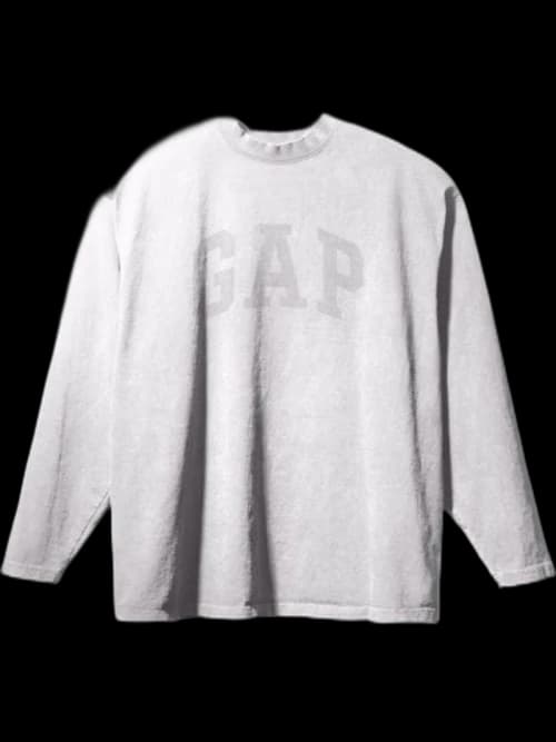 Yeezy Gap Engineered by Balenciaga Dove L/S T-shirt White