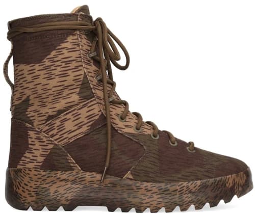 Yeezy Washed Canvas Boot Season 6 Splinter Camo