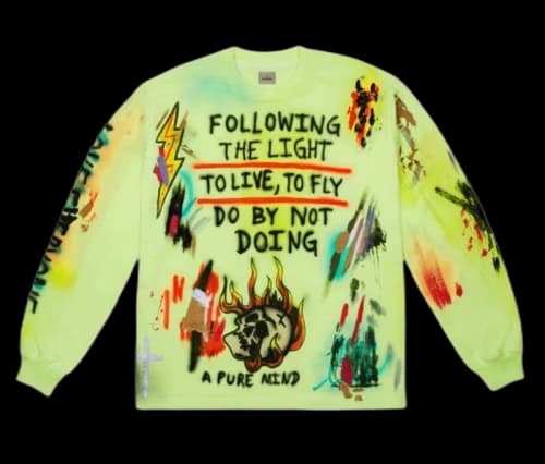 Yeezy Wes Lang Wyoming L/S Tee Frozen Yellow