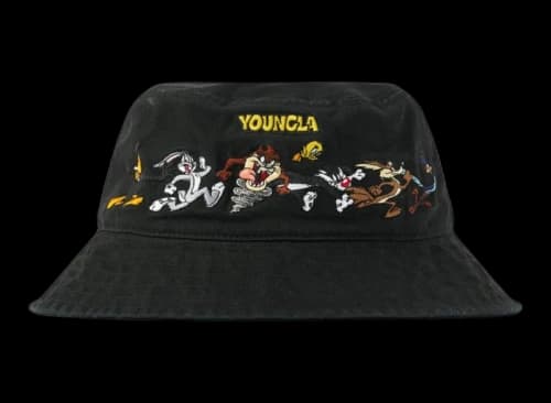 YoungLA x Looney Tunes Bucket Hat Black