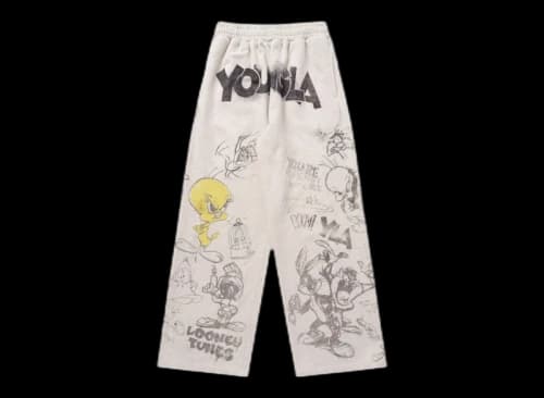 YoungLA x Looney Tunes Squad Sweatpants Allover Sketch