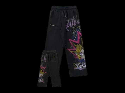 YoungLA x Yu-Gi-Oh! Sweatpants Winged Blue Eyes