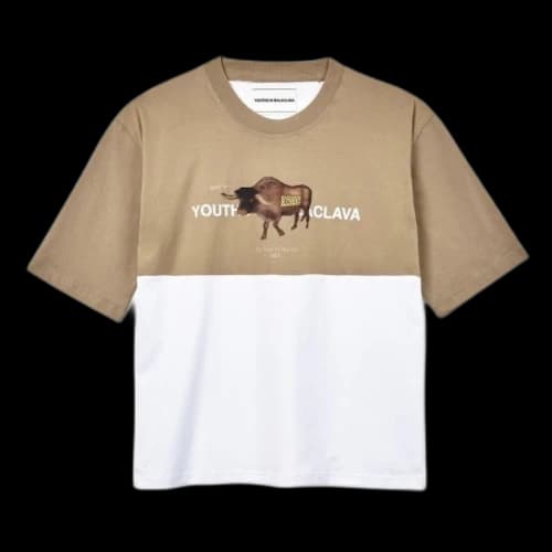Youths in Balaclava Year of the Ox T-shirt Brown/White
