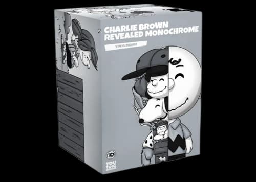 Youtooz Charlie Brown Revealed Monochrome Vinyl Figure