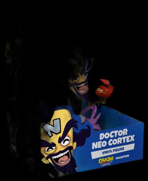 Youtooz Doctor Neo Cortex Vinyl Figure PERIWINKLE
