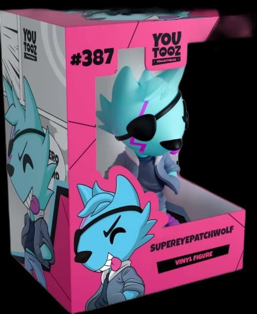 Youtooz Super Eyepatch Wolf Vinyl Figure