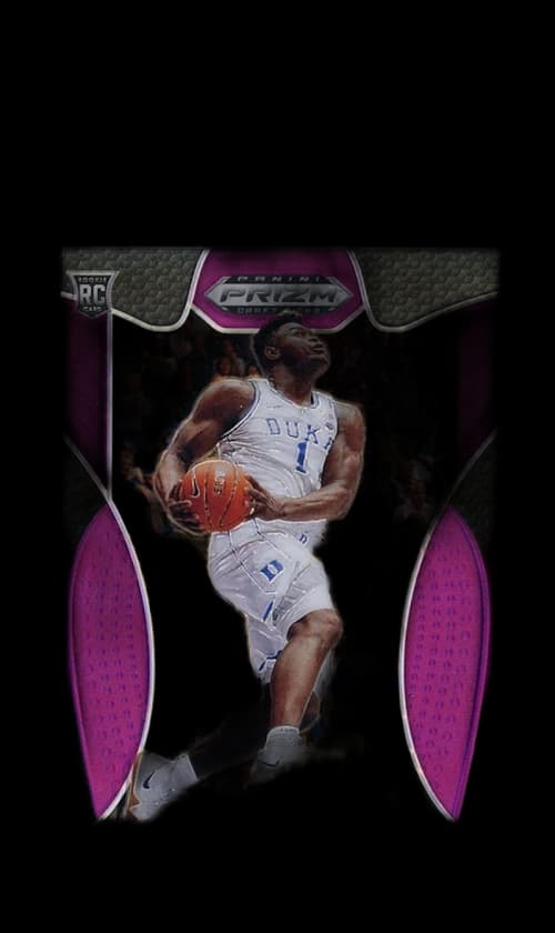 Zion Williamson 2019 Panini Prizm Draft Picks Rookie Purple #1 (PSA or BGS Graded)