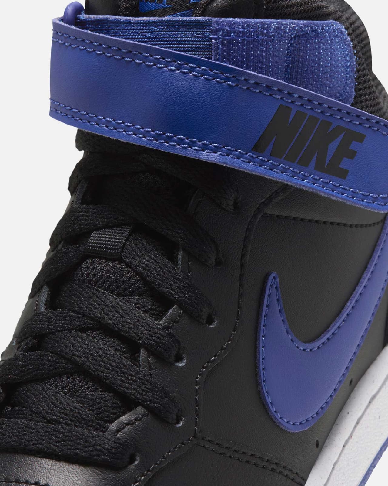 Nike Court Borough Mid 2 GS 'Black Game Royal' — foto 5
