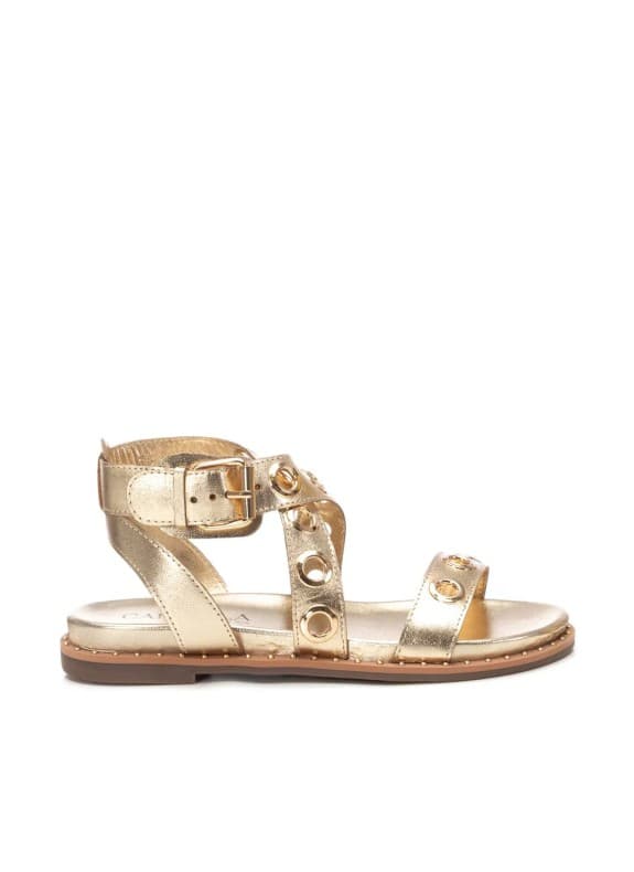 Carmela sandalia 16238902 en color oro para mujer