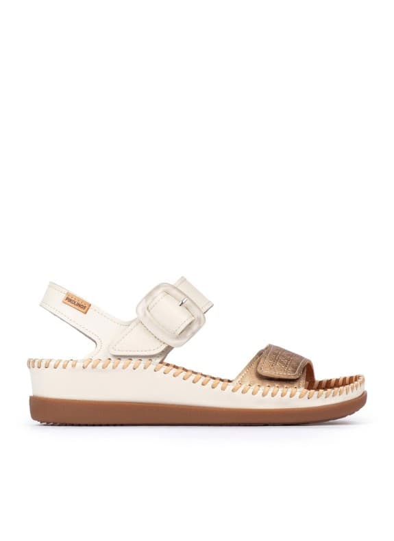 Pikolinos sandalia cadaques color beige para mujer