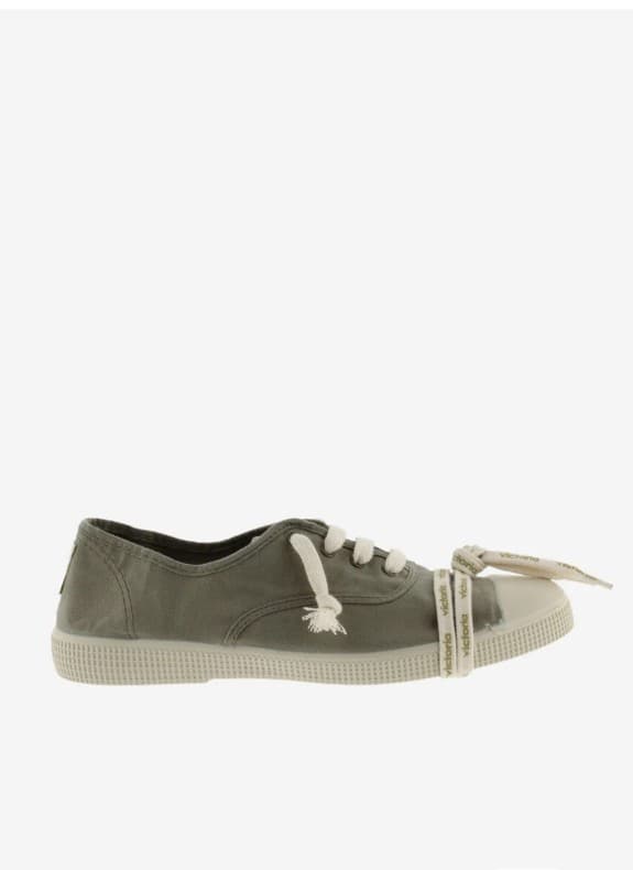 Victoria zapatillas inglesa lona tintada en color caqui para hombre