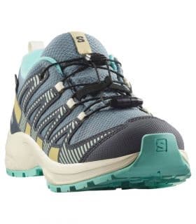 Salomon Zapatillas Xa Pro V8 WP J Niños Trooper Blue — foto 4