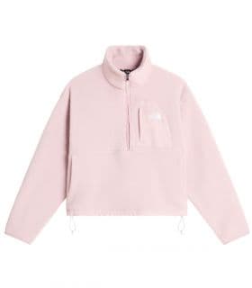 The North Face Chaqueta polar con media cremallera Yumiori Off-Peak Mujer Metal Pink