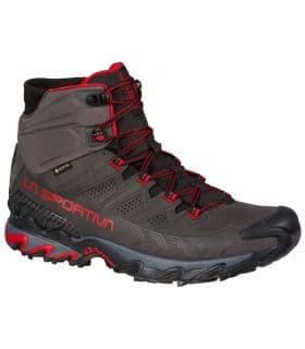 La Sportiva Botas Ultra Raptor II Mid Leather GTX Hombre Carbon Red