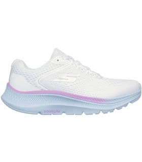 Skechers Zapatillas GO RUN Consistent 2.0 Mile Marker Mujer Blanco Azul